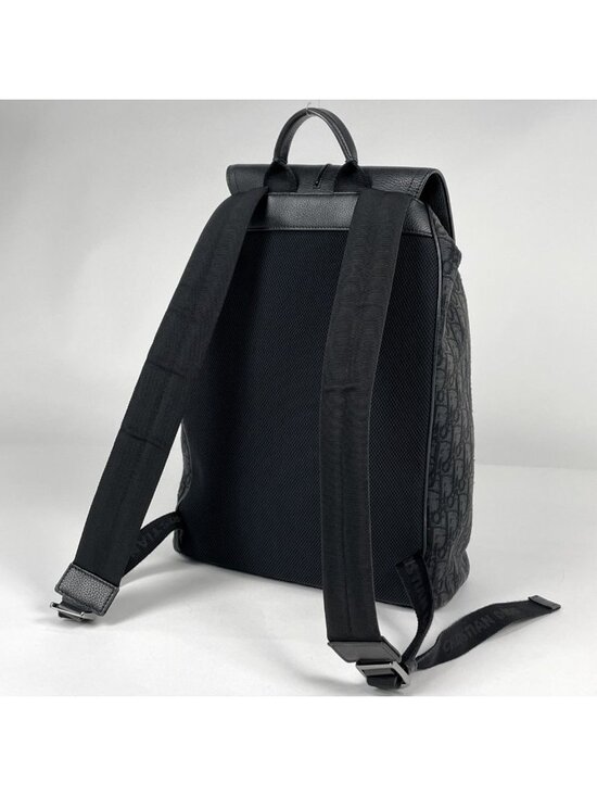 Dior Backpack Oblique Jacquard Trotter Canvas Black main image 6
